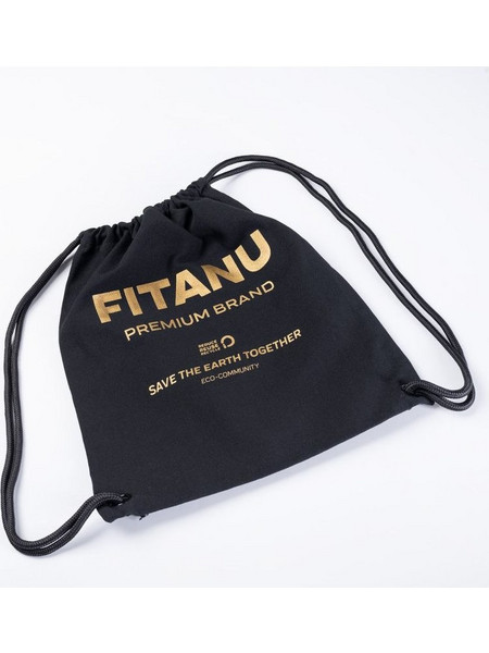 Fitanu Τσάντα Πλάτης Γυμναστηρίου Μαύρη 92800625354