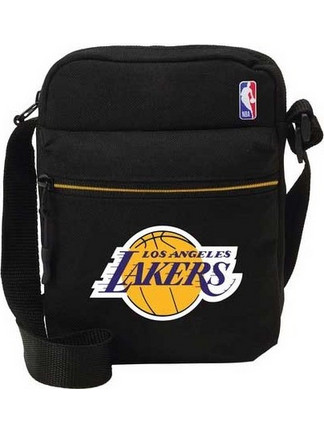 Back Me UP NBA Los Angeles Lakers Ανδρική Τσάντα Ώμου / Χιαστί Μαύρη 378-02201