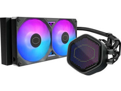 Cooler Master MasterLiquid 240 Atmos II Pixel LED Υδρόψυξη CPU 120mm ARGB για Socket 1200 / 1700 / 1851 / AM4 / AM5 / 115x