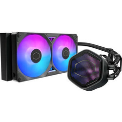 Cooler Master MasterLiquid 240 Atmos II Pixel LED Υδρόψυξη CPU 120mm ARGB για Socket 1200 / 1700 / 1851 / AM4 / AM5 / 115x