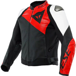 Dainese Sportiva Matt Black Lava Red White