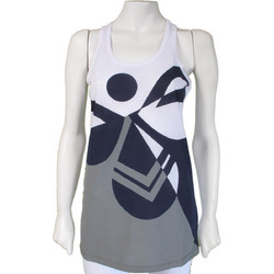 Hummel Γυναικείο Αθλητικό T-Shirt Λευκό Γκρι 08436-2787