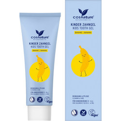 Cosnature Banana Παιδική Οδοντόκρεμα κατά της Πλάκας Χωρίς Φθόριο 75ml