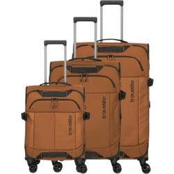 Travelite Briize 91040-87 Σετ Βαλίτσες 3τμχ Καφέ