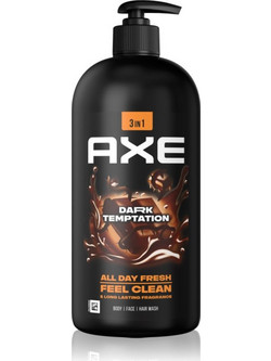 AXE Dark Temptation Ανδρικό Αφρόλουτρο σε Gel 900ml