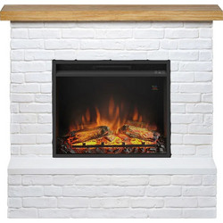 Tagu Rolf PowerFlame WH Επιδαπέδιο Ηλεκτρικό Τζάκι 1500W Μ110xΥ100xΒ35cm
