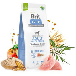Brit Care Digest & Relax Adult Large Sustainable with Chicken & Insect 1kg