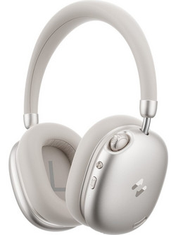 Havit Space S1 Ασύρματα Bluetooth Ακουστικά Over Ear με Noise Cancelling Μπεζ