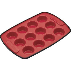 Masterclass Kitchen Φόρμα Ζαχαροπλαστικής Σιλικόνης για Muffin / Cupcake Ορθογώνια 29x20cm MCSB75