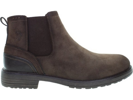 U.S. Polo Assn. Ανδρικά Chelsea Μποτάκια Suede Σοκολατί SERGE002-DBR003