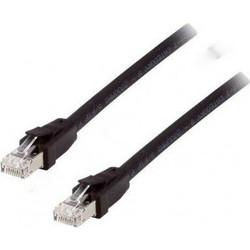 Equip S/FTP Cat.8.1 Καλώδιο Δικτύου Ethernet 0.5m Black 608057