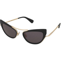 Max Mara MM0172 01A Γυναικεία Γυαλιά Ηλίου Cat Eye Μαύρο Χρυσό με Μαύρο Φακό