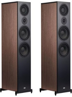 Heco Aurora XT 1000 Ζεύγος Ηχείων Hi-Fi Δαπέδου 380W 3 Δρόμων Walnut