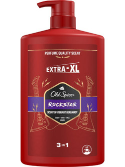Old Spice Rockstar Σαμπουάν & Αφρόλουτρο για Επανόρθωση 1lt
