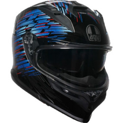 AGV K7 Genisys Matt Black Blue Grey Κράνος Μηχανής Full Face 1450gr