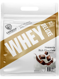 Swedish Supplements Whey Deluxe Heavenly Rich Chocolate Πρωτεΐνη Ορού Γάλακτος Γράμμωσης 900gr