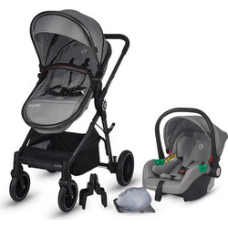 Smart Baby Ago Καρότσι Μωρού 2 σε 1 Neutral Grey
