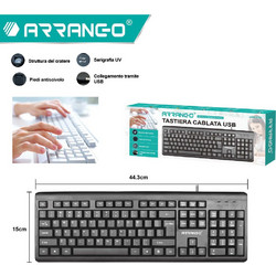 Arrango ASM76397 Black Πληκτρολόγιο