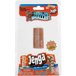 World’s Smallest Jenga Επιτραπέζιο Παιχνίδι 6+ Ετών για 2+ Παίκτες