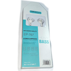 Treqa EP-767 Handsfree Earbud 3.5mm White