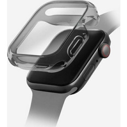Uniq Garde Πλαστική Θήκη με Προστασία Οθόνης για Apple Watch 10 42mm Μαύρη