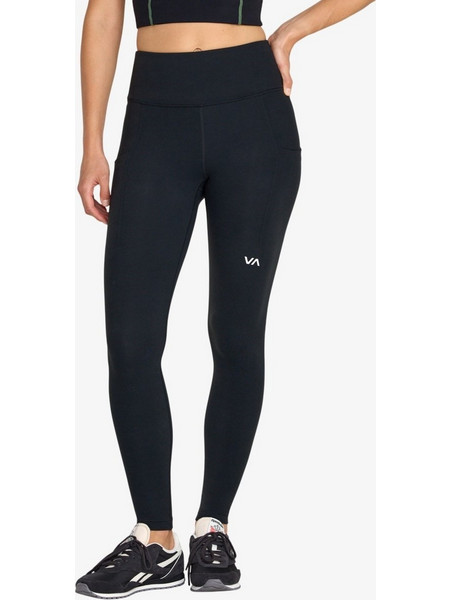 RVCA Va Essential Γυναικείο Κολάν Μακρύ Ψηλόμεσο Μαύρο 23WS113506-BLK
