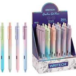 Writech Ombre Στυλό Gel 0.7mm 24τμχ