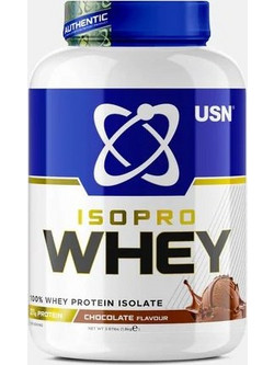 USN Isopro Whey Chocolate Πρωτεΐνη Ορού Γάλακτος 1.8kg