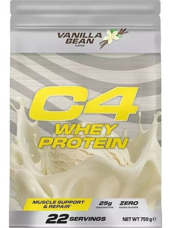 Cellucor C4 Whey Vanilla Bean Πρωτεΐνη Ορού Γάλακτος 760gr