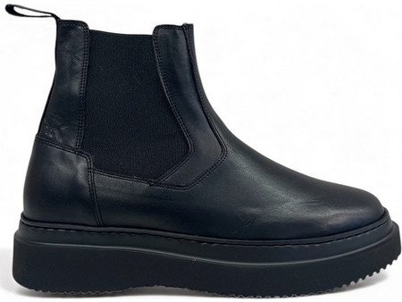 Kricket Ανδρικά Chelsea Μποτάκια Δερμάτινα Μαύρα 25X-8031B-4