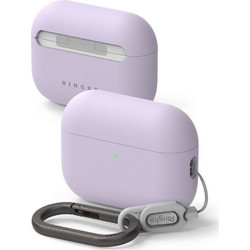 Ringke Θήκη Σιλικόνης με Γάντζο για Apple AirPods Pro 3 Μωβ