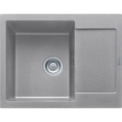 Franke Maris MRG 611-62 Ένθετος Νεροχύτης Γρανίτη Αντιστρεφόμενος Stone Grey 62x50cm