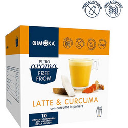 Gimoka Κάψουλες Latte Latte & Curcuma Συμβατές με Μηχανή Dolce Gusto 10τμχ