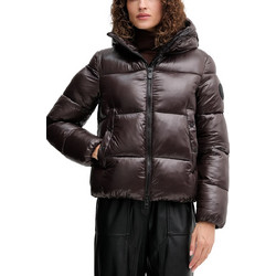 Save The Duck Biddy Γυναικείο Μπουφάν Χειμωνιάτικο Puffer Μακρύ Σοκολατί D31989WLOVE21-40009