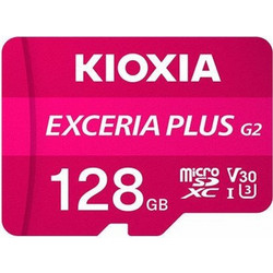 Kioxia Exceria Plus G2 microSDXC 128GB Class 10 U3 V30 UHS-I