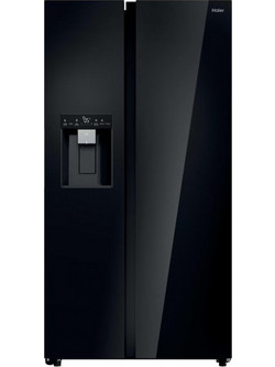 Haier HSW79F18DIGB Ψυγείο Ντουλάπα 601lt No Frost Υ177.5xΠ90.5xΒ72.6cm Μαύρο