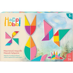 AS Company HappiHobbi Μαγνητικό Παιχνίδι Μαγικά Σχήματα