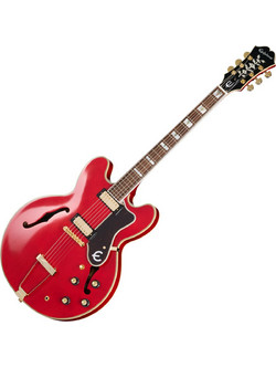 Epiphone Masterbilt Gem Archer Sheraton Ηλεκτρική Κιθάρα 4/4 Semi-Hollow με Μαγνήτες HH & Ταστιέρα Rosewood Cherry Red
