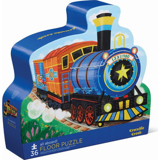 Παιδικό Puzzle Crocodile Creek Δαπέδου All Aboard 36 Κομμάτια