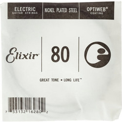 Elixir Strings Optiweb Χορδή Ηλεκτρικής Κιθάρας Nickel Plated Steel 80"