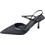 Verde Γόβες Slingback με Λεπτό Ψηλό Τακούνι & Στρας Μαύρες 28-4028