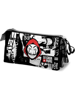 Karactermania La Casa De Papel Κασετίνα με 3 Θήκες Μαύρη 03099