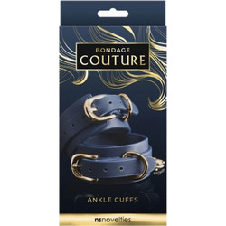 NS Novelties Bondage Couture Ankle Cuffs Blue