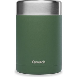 Qwetch Δοχείο Φαγητού Θερμός Inox 600ml Χακί