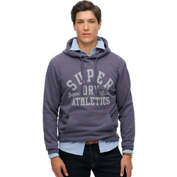 Superdry Ανδρικό Αθλητικό Φούτερ με Κουκούλα Ανθρακί M2014091A-FIU