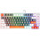 SAVIO Astral Μηχανικό Gaming Πληκτρολόγιο TenKeyLess με Outemu White Διακόπτες RGB White Grey