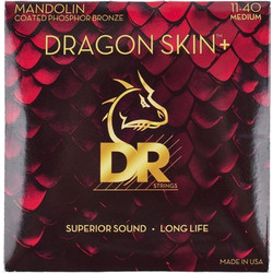 DR Strings Dragon Skin+ DMP-11 Σετ 4 Χορδές Μαντολίνου Phosphor Bronze 11-40" Medium Tension