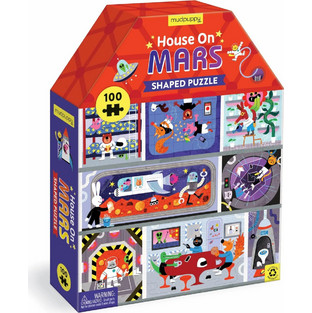 Παιδικό Puzzle Mudpuppy House on Mars 100 Κομμάτια