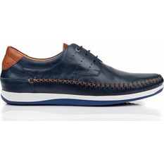 Boxer Ανδρικά Μοκασίνια Boat Shoes Δερμάτινα Navy Μπλε 21318-15-016