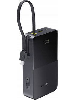Baseus Enerfill Bipow2 Pro Power Bank 20000mAh 22.5W με Θύρα USB-A & Θύρα USB-C Black